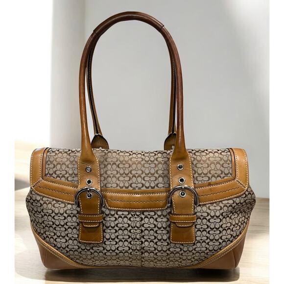 Vintage Coach 7080 Soho Mini Signature Satchel & 6319 Small Wristlet - Picture 3 of 16